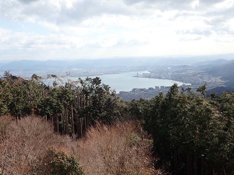 8.琵琶湖が良く見えます