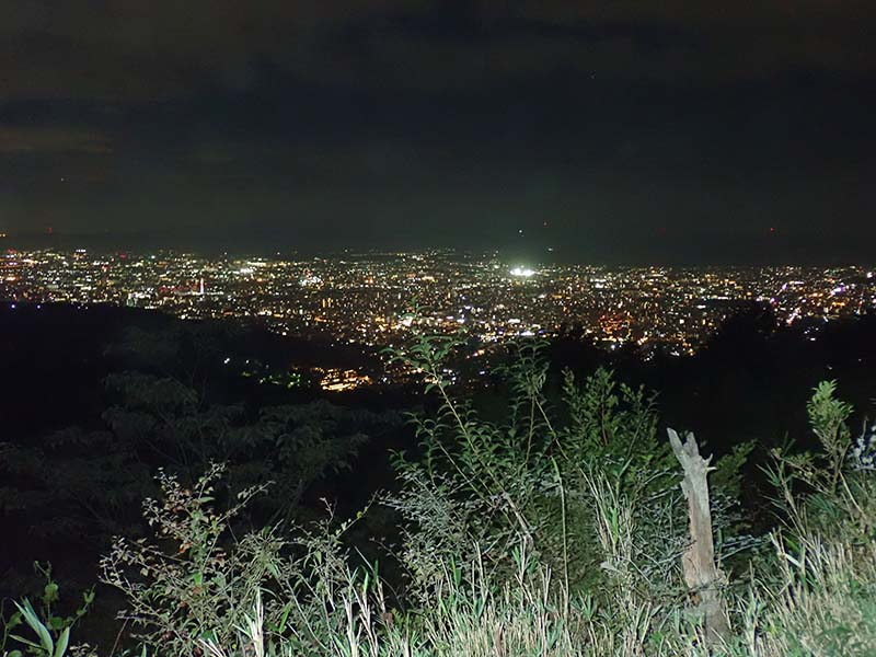 8.山頂より京都の夜景