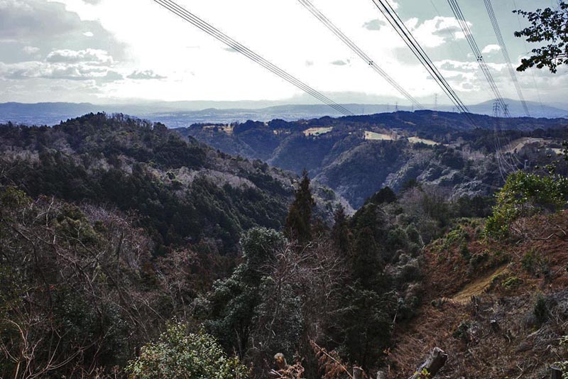 1.ゴルフ場を見下ろす