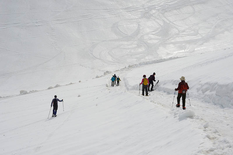 7.室堂平のスノーシュー