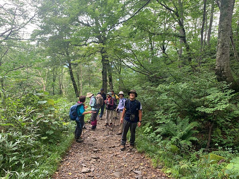 2.砂防新道にて