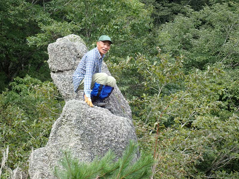 6.フクロウ岩でホーホー