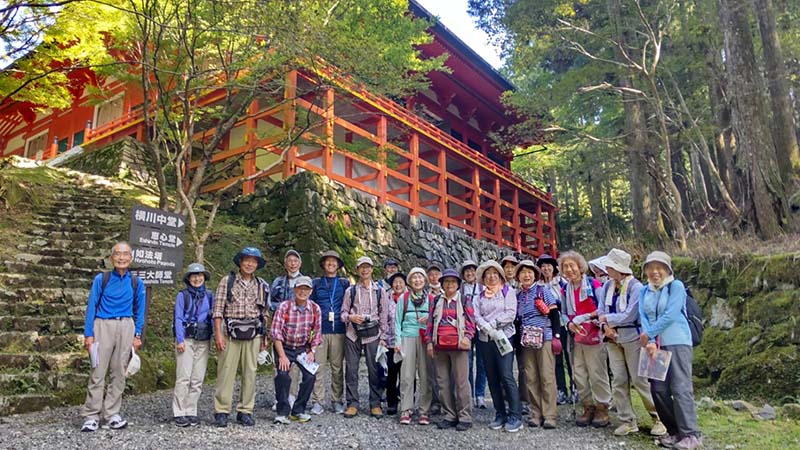 10.遣唐船を思わせる舞台造りの横川中堂