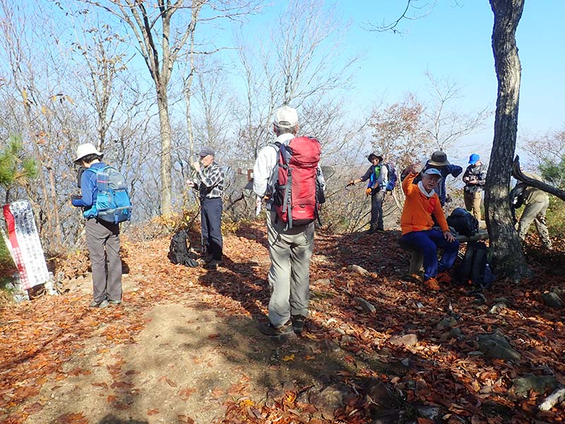 6.カツラ谷出合で大休止