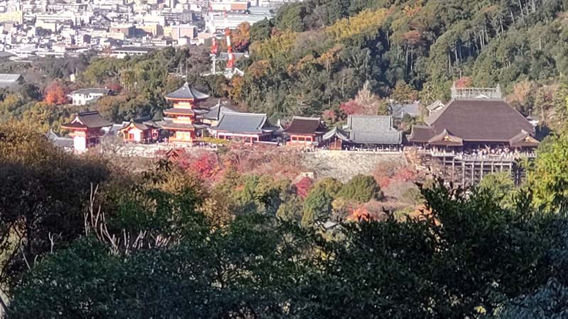 13.阿弥陀峰山頂から清水寺