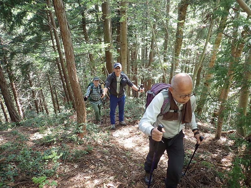 1.登り口から出発