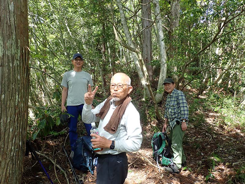 2.くたびれて休憩