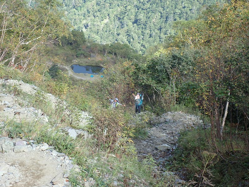 25.白根御池に到着