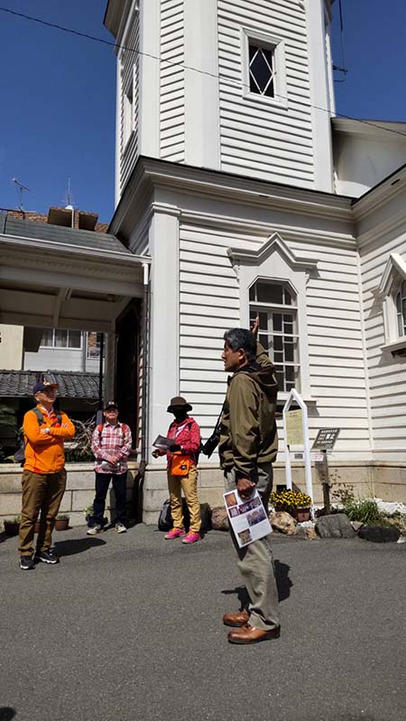 17.京都ハリストス教会　ガイドのNA氏