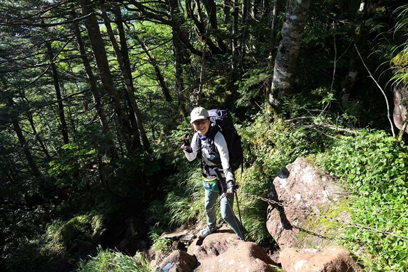 12.中山峠からの鎖場