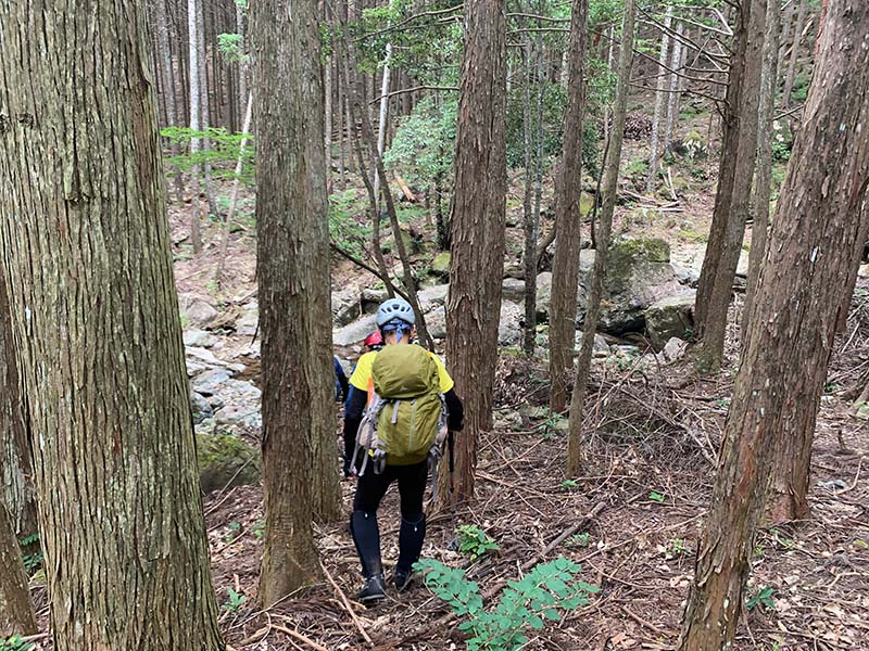 1.音羽渓谷に入渓