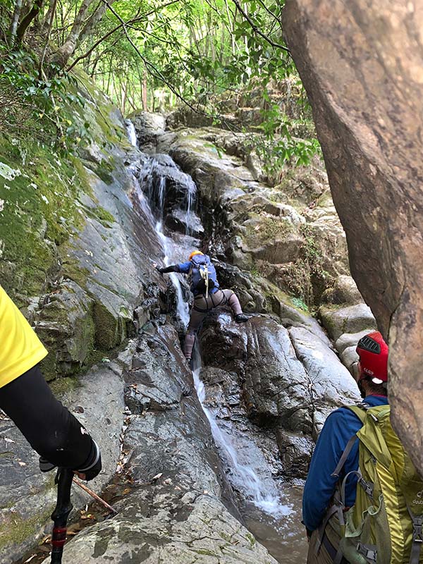 6.ベテランの登りを参考に