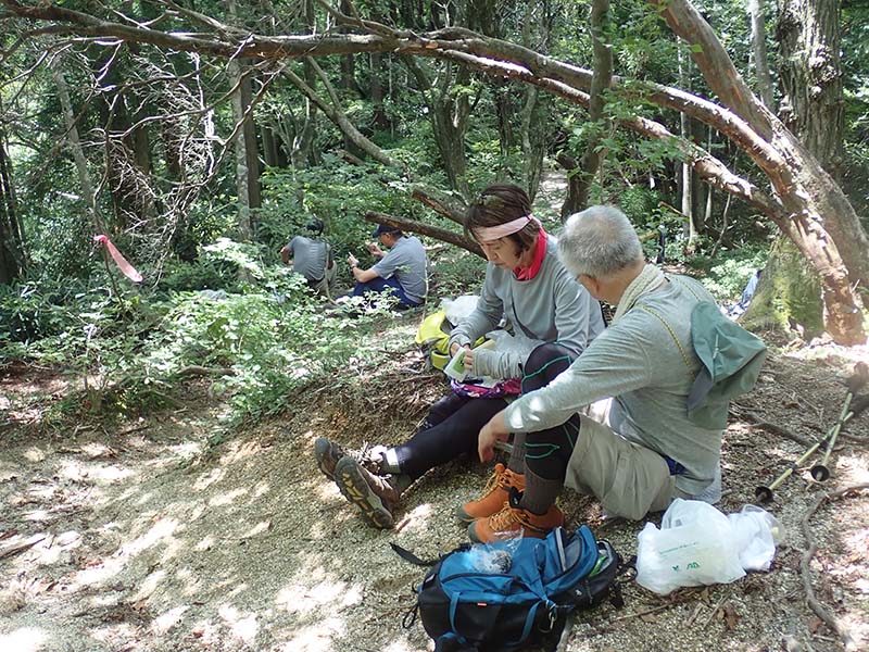 6.堂満から降りてお昼ご飯