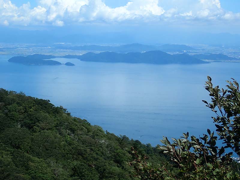 9.烏谷山から琵琶湖の北側