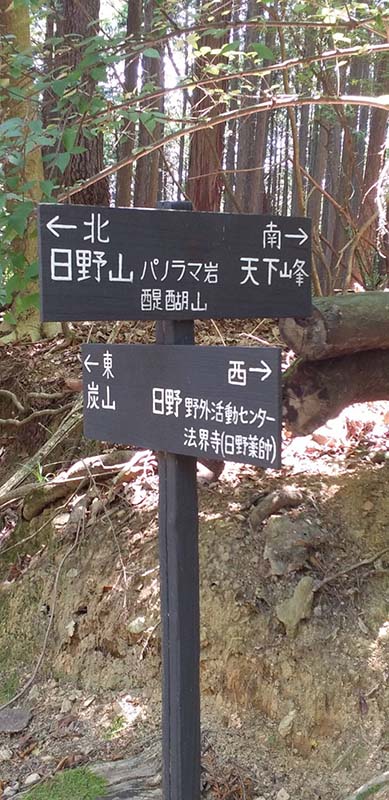 9.供水峠の道標