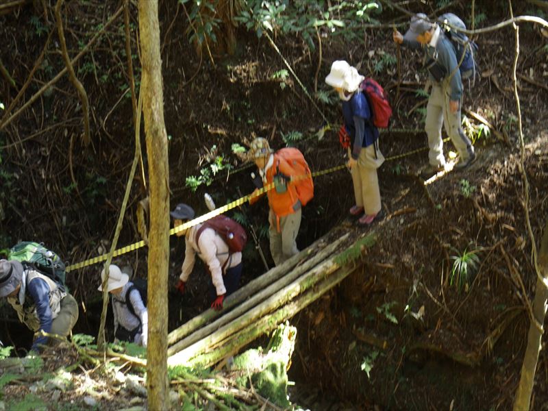 3.物騒な丸木橋