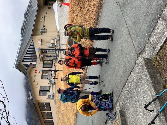 1.スタートです。雪が全くありません