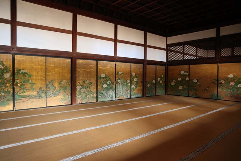 3.狩野山楽　牡丹図